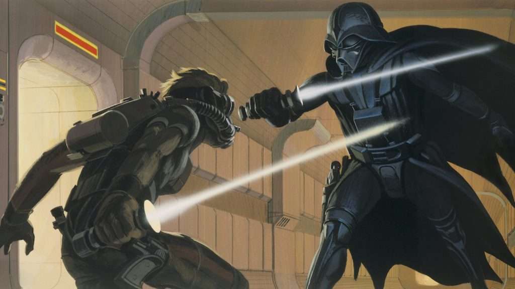 Ralph McQuarrie concept art white lightsabers