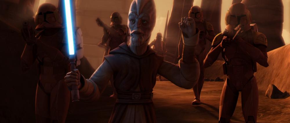 clone troopers fight with jedi