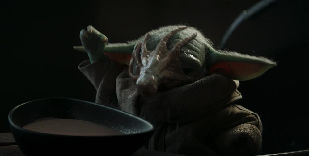 grogu eat