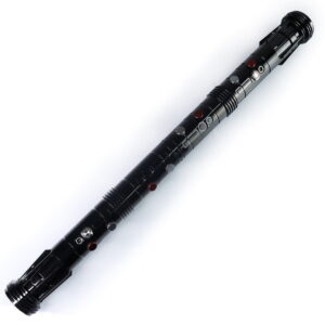 ISABER Double Bladed Lightsaber — RGB Baselit / Xenopixel Staff Saber