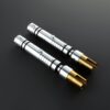 Bastila Shan Lightsaber — Double-Bladed Yellow Neopixel Replica, KOTOR Jedi Sentinel | ISABER