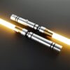 Bastila Shan Lightsaber — Double-Bladed Yellow Neopixel Replica, KOTOR Jedi Sentinel | ISABER