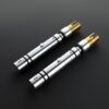 Bastila Shan Lightsaber — Double-Bladed Yellow Neopixel Replica, KOTOR Jedi Sentinel | ISABER