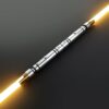 Bastila Shan Lightsaber — Double-Bladed Yellow Neopixel Replica, KOTOR Jedi Sentinel | ISABER