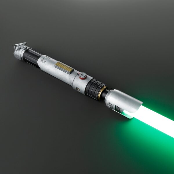 Sabine Wren Lightsaber — Weathered Green Blade Neopixel Replica with Handguard | ISABER