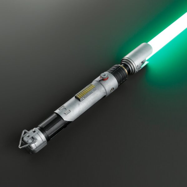 Sabine Wren Lightsaber — Weathered Green Blade Neopixel Replica with Handguard | ISABER