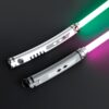 Ahsoka Tano Lightsaber — Xenopixel V3 / Proffie 2.2 Dual White Blade Replica Set | ISABER