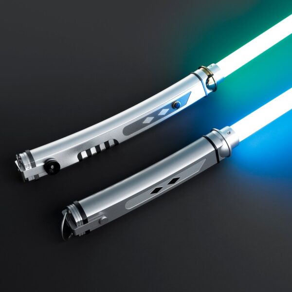 Ahsoka Tano Lightsaber — Xenopixel V3 / Proffie 2.2 Dual White Blade Replica Set | ISABER