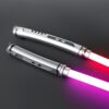 Ahsoka Tano Lightsaber — Xenopixel V3 / Proffie 2.2 Dual White Blade Replica Set | ISABER