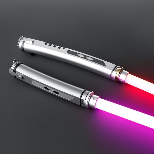Ahsoka Tano Lightsaber — Xenopixel V3 / Proffie 2.2 Dual White Blade Replica Set | ISABER