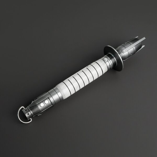 Shin Hati Lightsaber — Orange-Red Neopixel Replica, Dark Jedi Padawan | ISABER