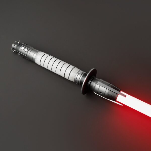Shin Hati Lightsaber — Orange-Red Neopixel Replica, Dark Jedi Padawan | ISABER