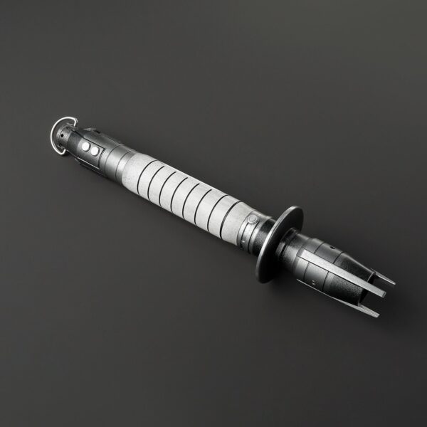 Shin Hati Lightsaber — Orange-Red Neopixel Replica, Dark Jedi Padawan | ISABER