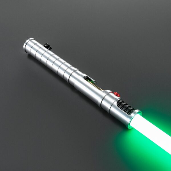 Quinlan Vos Lightsaber — Crystal Chamber Green Neopixel Replica, Jedi Master of Psychometry | ISABER