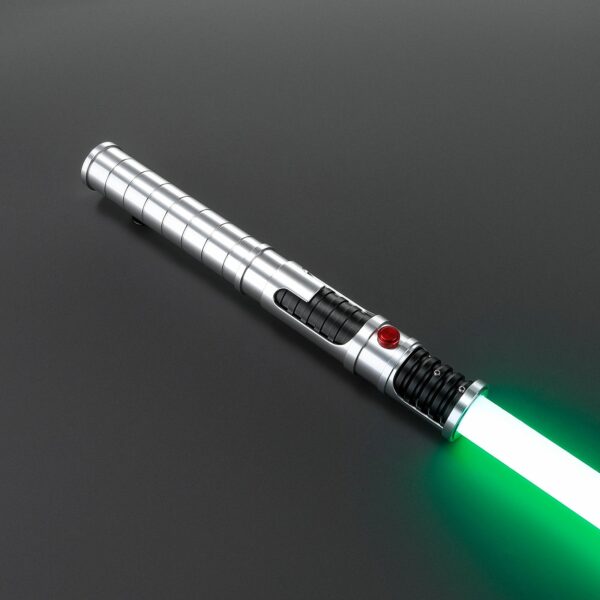 Quinlan Vos Lightsaber — Crystal Chamber Green Neopixel Replica, Jedi Master of Psychometry | ISABER