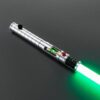 Quinlan Vos Lightsaber — Crystal Chamber Green Neopixel Replica, Jedi Master of Psychometry | ISABER