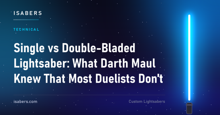 Single vs Double-Bladed Lightsaber: What Darth Maul Knew That Most Duelists Don't