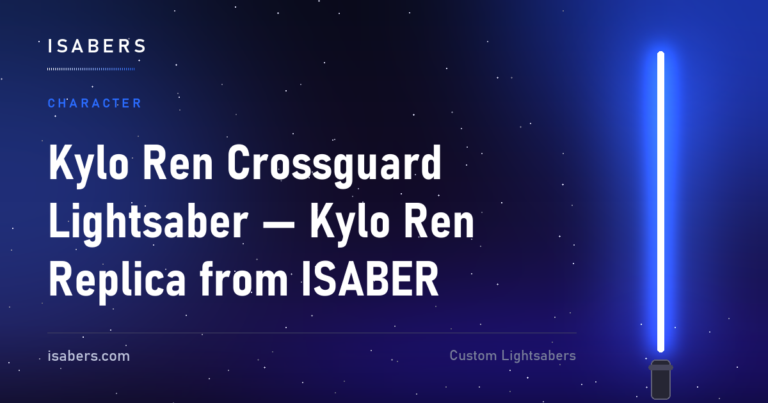 Kylo Ren Crossguard Lightsaber — Kylo Ren Replica from ISABER