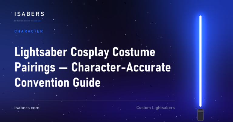 Lightsaber Cosplay Costume Pairings — Character-Accurate Convention Guide | ISABER