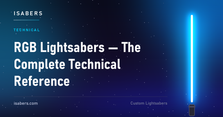 RGB Lightsabers — The Complete Technical Reference | ISABER
