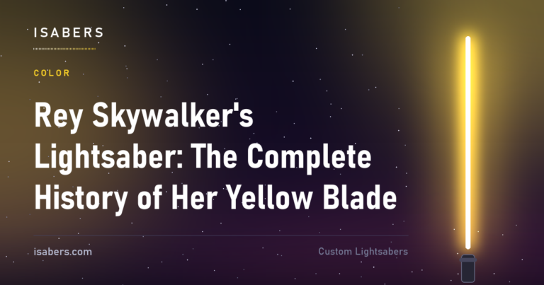 Rey Skywalker's Lightsaber: The Complete History of Her Yellow Blade | ISABER