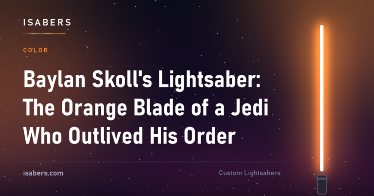 Baylan Skoll's Lightsaber: The Orange Blade of a Jedi Who Outlived His Order | ISABER