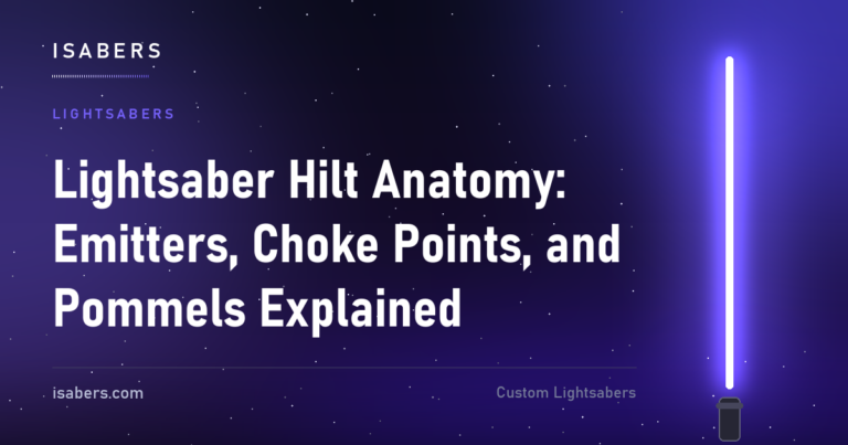 Lightsaber Hilt Anatomy: Emitters, Choke Points, and Pommels Explained